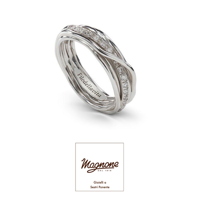 7 fili argento 925 e Diamanti bianchi ct. 0.21 &euro; 790,00