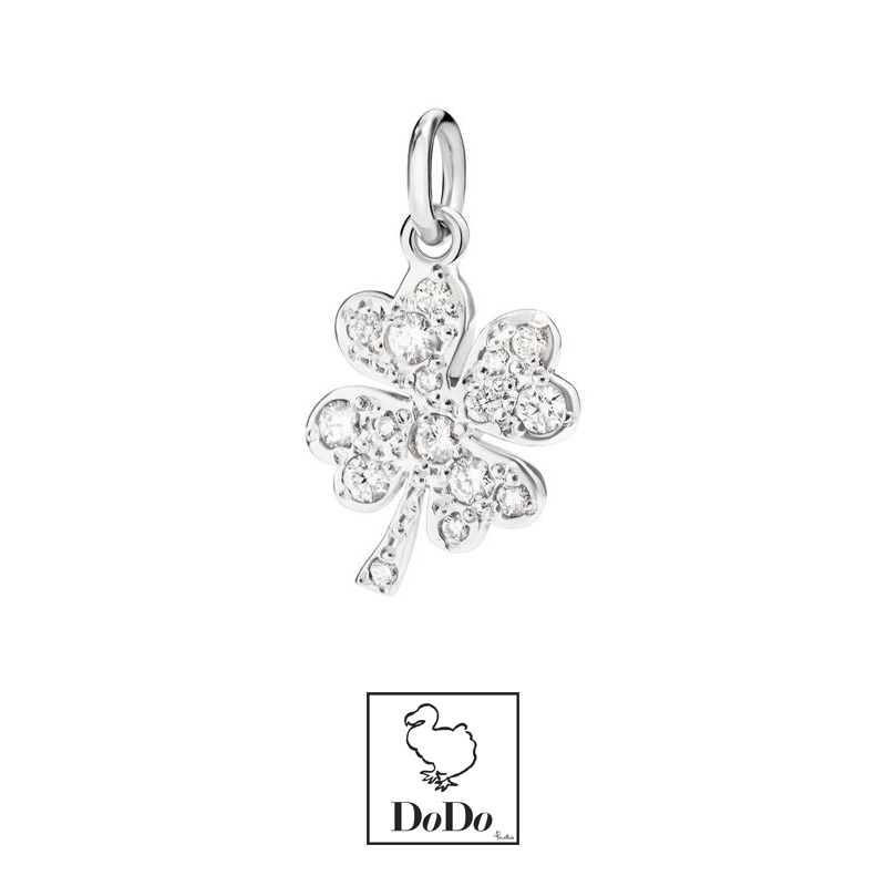 Quadrifoglio Oro Rosa e Diamanti Bianchi &euro; 700