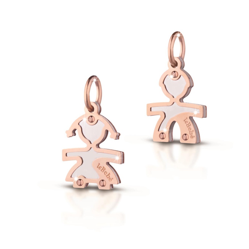 Maschietto e Femminuccia oro rosa e argento 94 &euro;