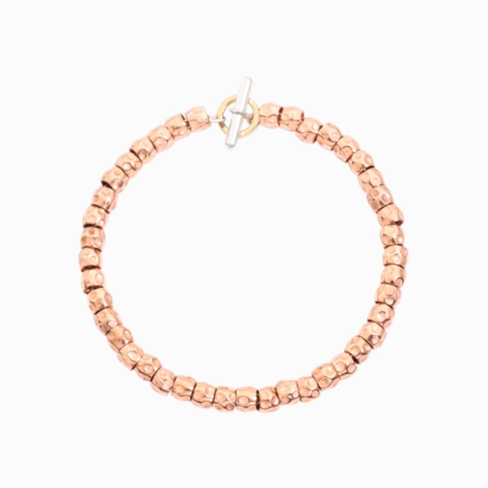 Bracciale Granelli oro rosa Misura S.M &euro; 1.150