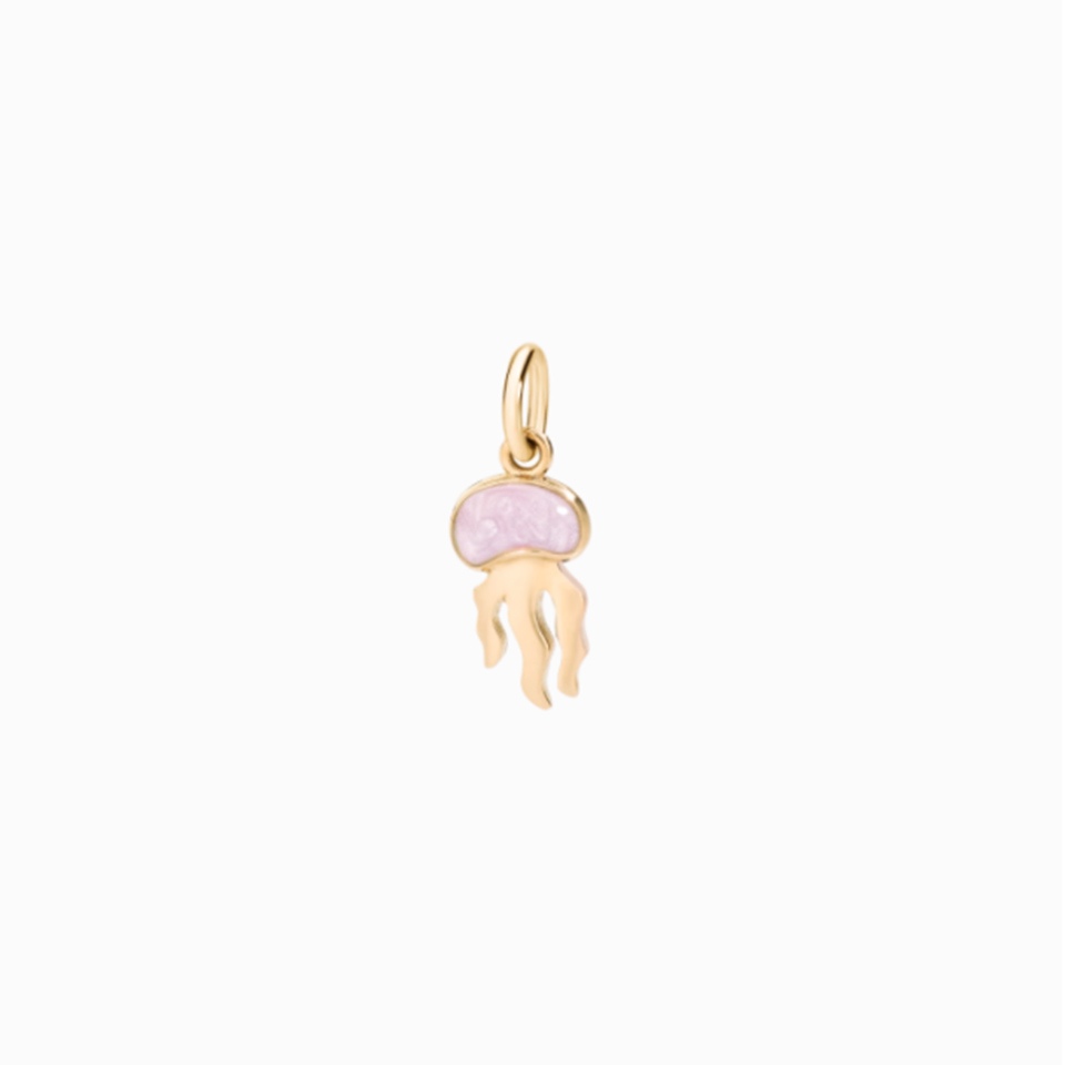 Medusa oro rosa smalto lilla perlato &euro; 190