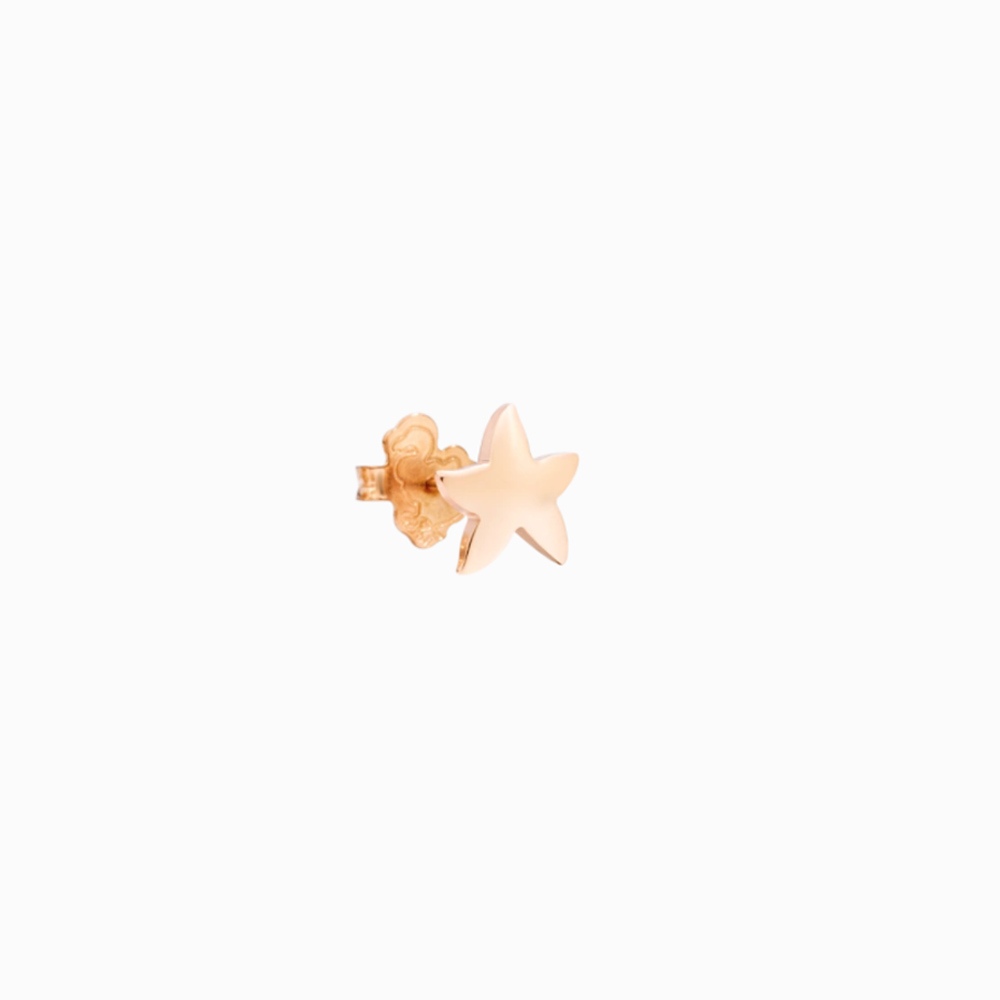 Orecchino Stud Stellina oro rosa &euro; 140