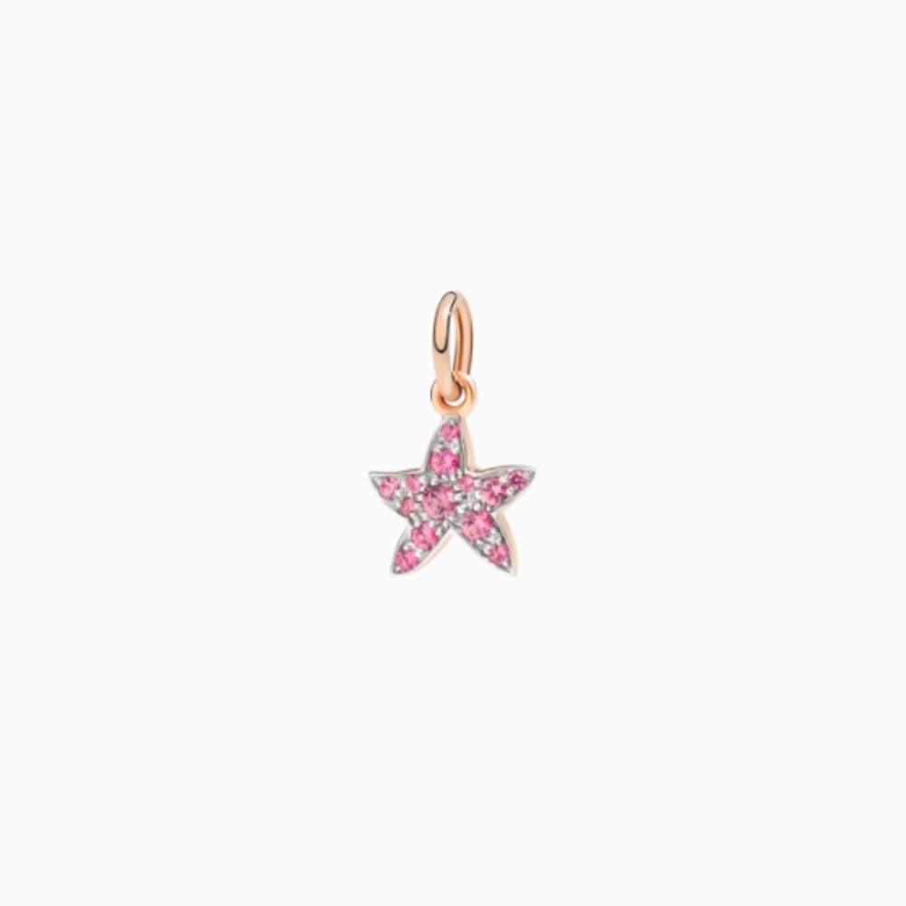 Ciondolo Stellina prezioso spinelli rossi &euro; 380