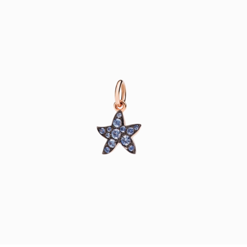 Ciondolo Stellina prezioso zaffiri azzurri &euro; 380