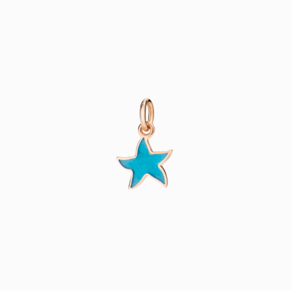 Ciondolo Stellina smalto turchese &euro; 130