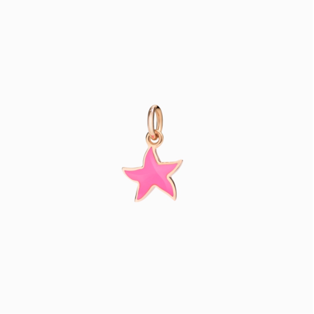Ciondolo Stellina smalto rosa &euro; 130