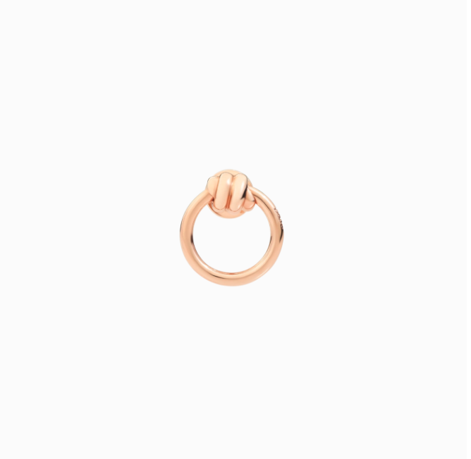 Orecchino Nodo oro rosa &euro; 290