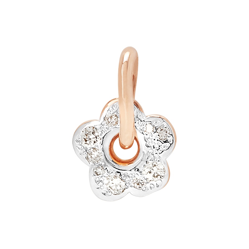 Ciondolo Fiore diamanti bianchi ct 0.14 &euro; 650